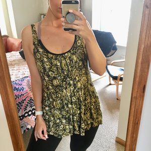 FREE PEOPLE INTIMATELY RUFFLE SUMMER TUNIC SMALL